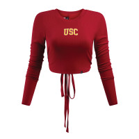 USC Trojans Women's Hype and Vice Cardinal Bring It Back Long Sleeve Top